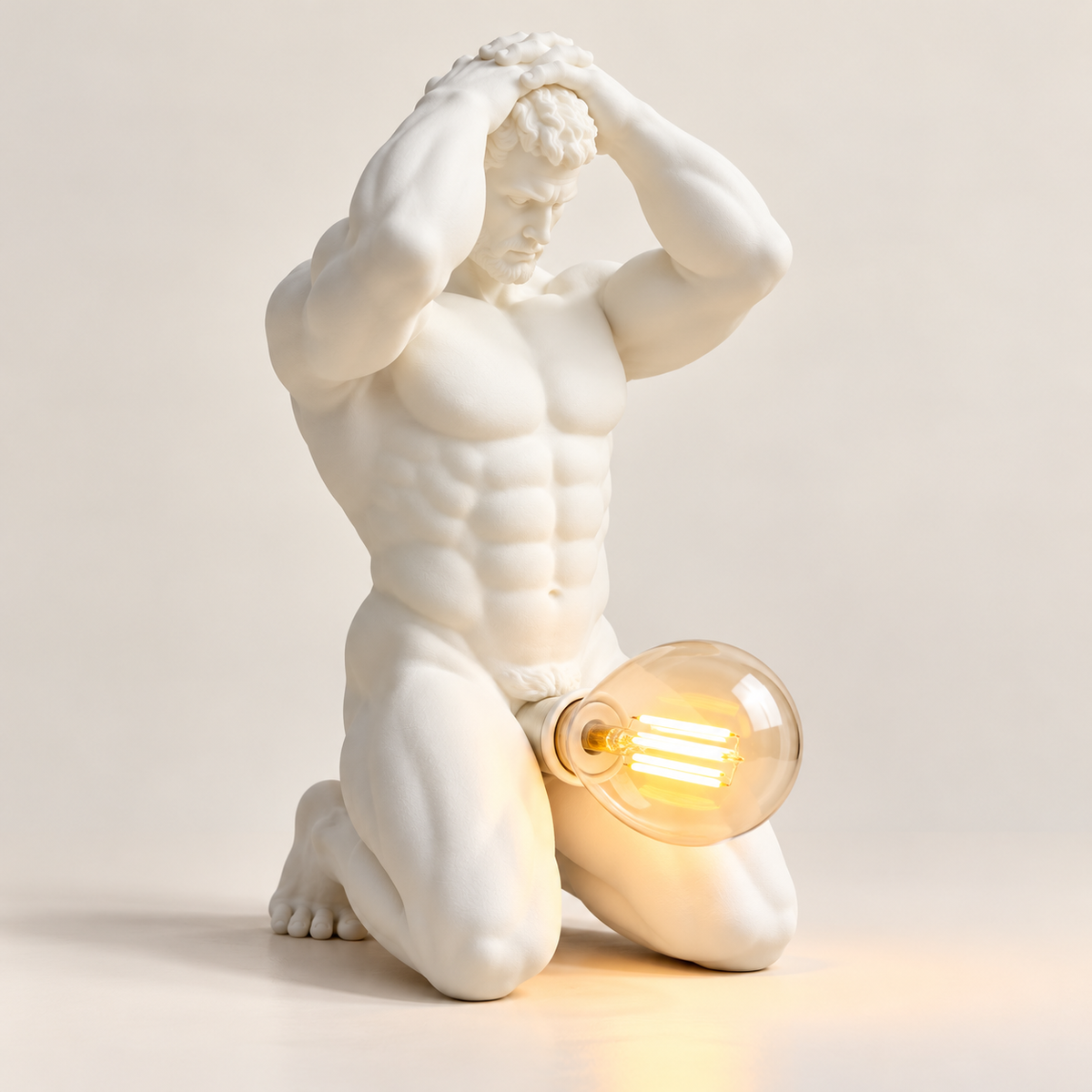 Big Bulb Energy™ – Decorative LED Statue Lamp